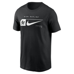 Miami Marlins Nike Fashion Graphic Swoosh T-Shirt Lifestyle