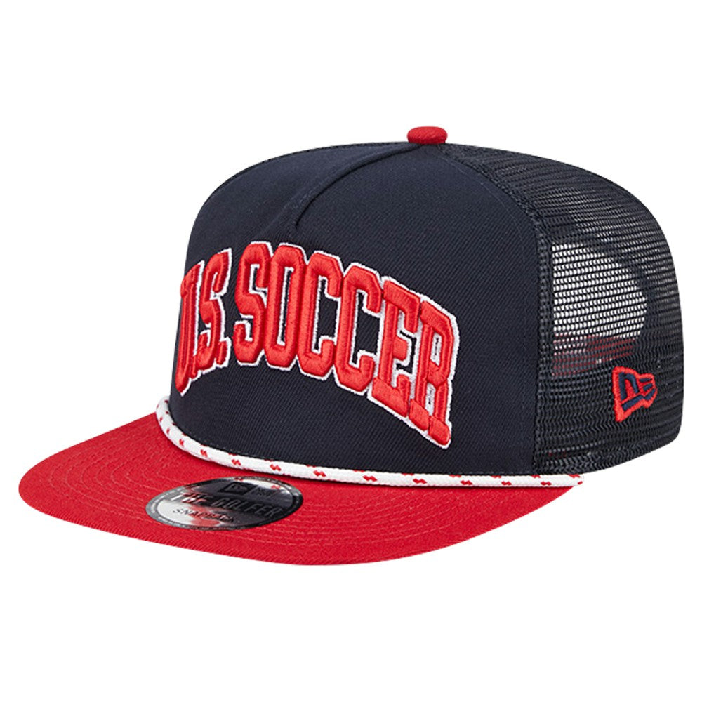New Era USWNT New Era Throwback Golfer Snapback Hat - Navy