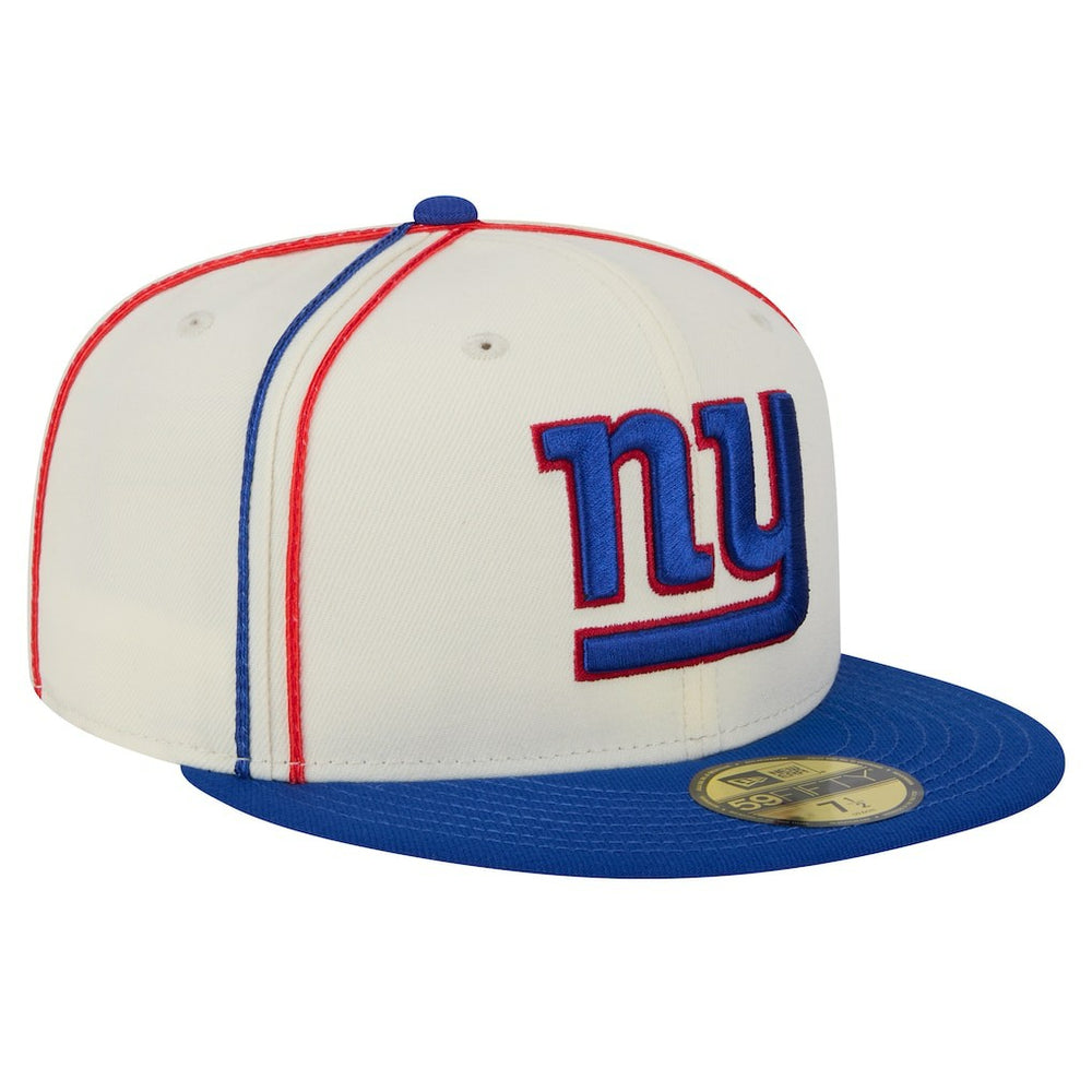 New York Giants New Era Soutache 59FIFTY Fitted Hat Cream - NFL