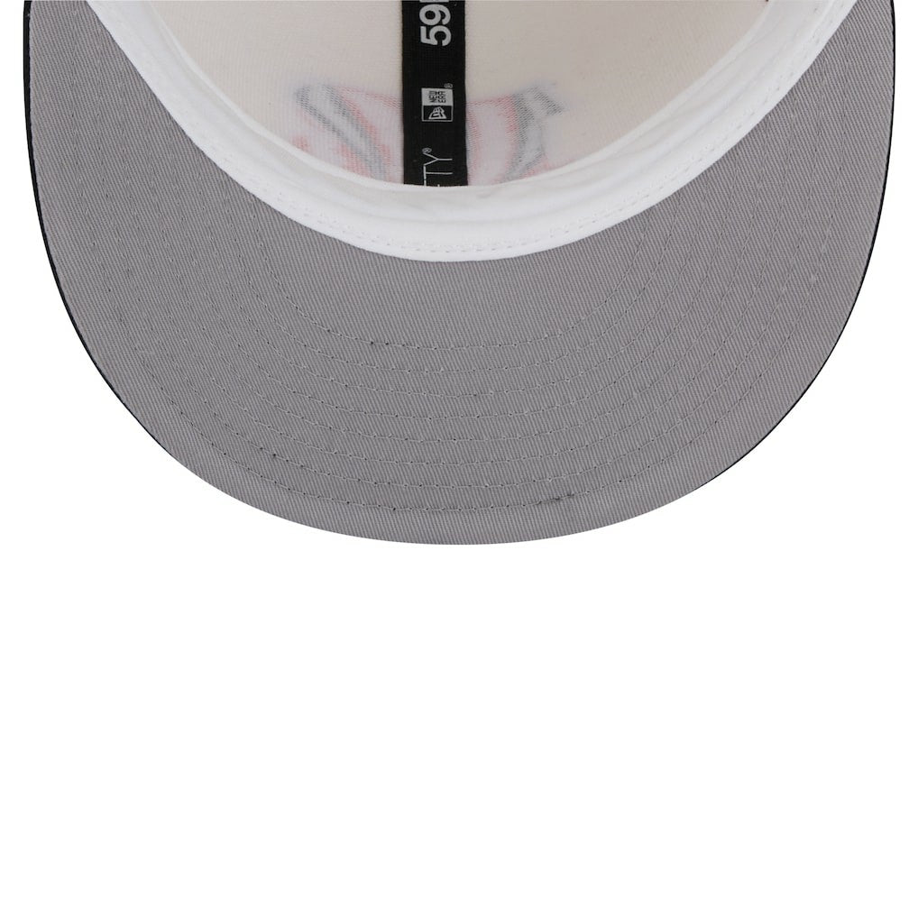 Cincinnati Bengals New Era Soutache 59FIFTY Fitted Hat Cream - NFL