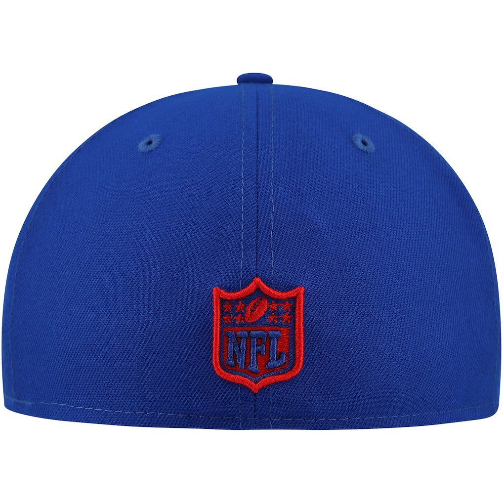 New York Giants New Era Checkered Undervisor 59FIFTY Fitted Hat Royal - NFL