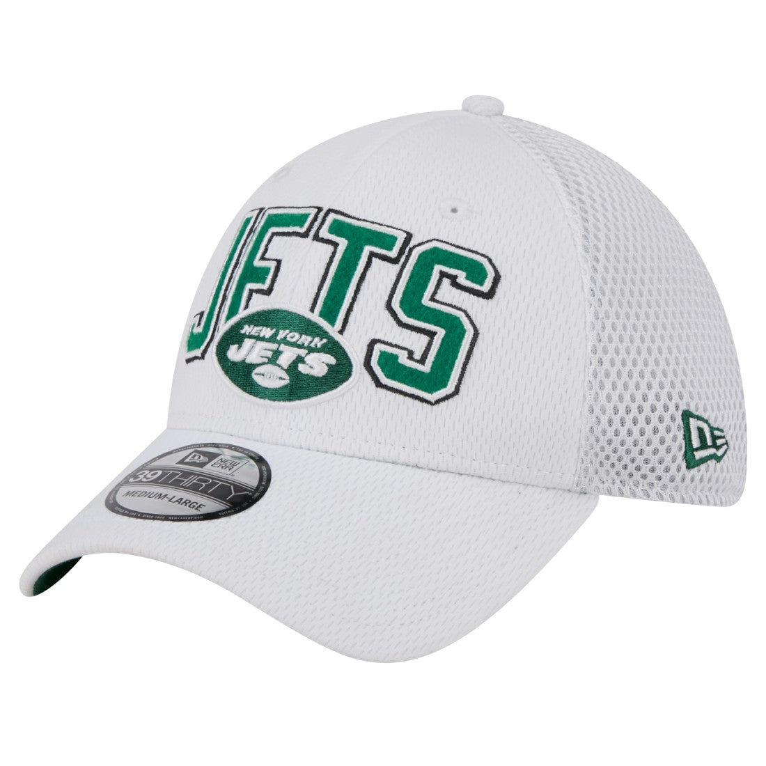 New York Jets New Era Breakers 39THIRTY Flex Hat White - NFL