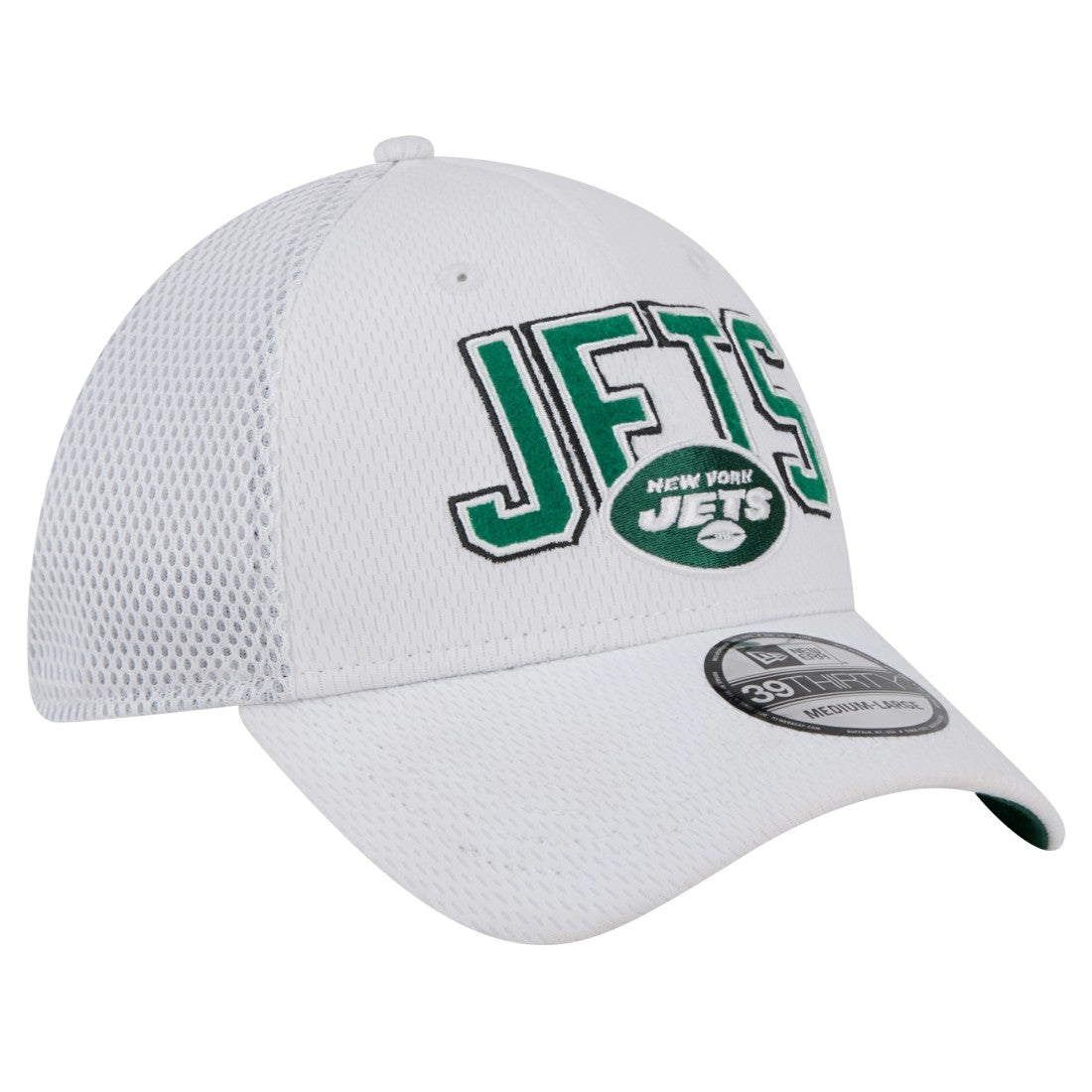 New York Jets New Era Breakers 39THIRTY Flex Hat White - NFL