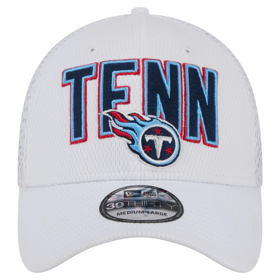 Tennessee Titans New Era Breakers 39THIRTY Flex Hat White - NFL