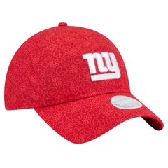 New York Giants New Era Women's Smiley 9TWENTY Adjustable Hat Red - NFL
