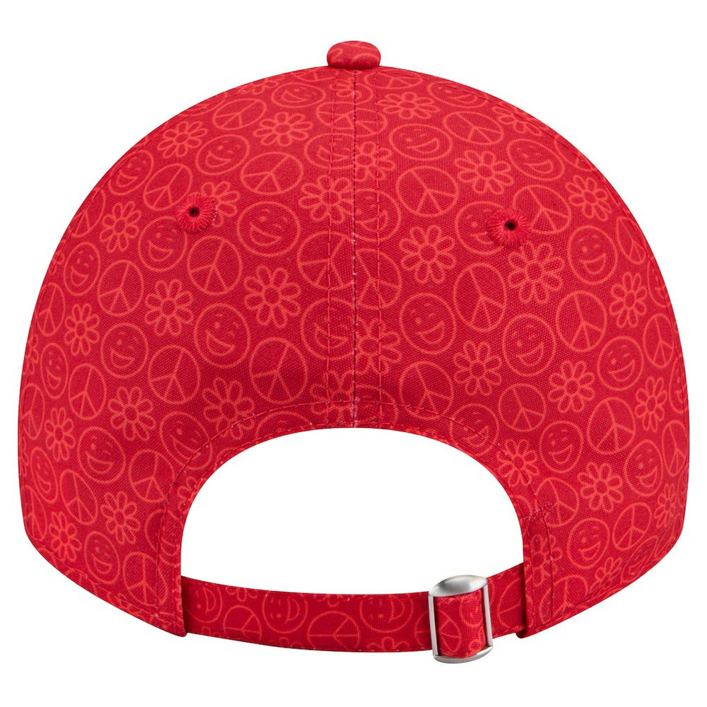 New York Giants New Era Women's Smiley 9TWENTY Adjustable Hat Red - NFL