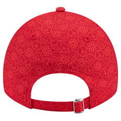 New York Giants New Era Women's Smiley 9TWENTY Adjustable Hat Red - NFL