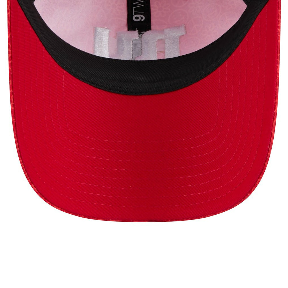 New York Giants New Era Women's Smiley 9TWENTY Adjustable Hat Red - NFL
