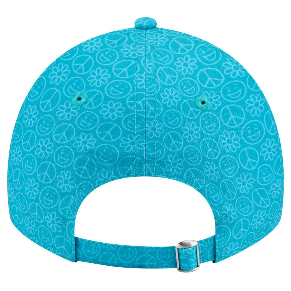 Miami Dolphins New Era Women's Smiley 9TWENTY Adjustable Hat Aqua - NFL
