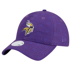 Minnesota Vikings New Era Women's Smiley 9TWENTY Adjustable Hat Purple - NFL