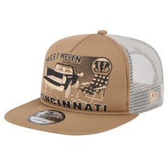 Cincinnati Bengals New Era Meet Me 9FIFTY Snapback Hat Tan - NFL