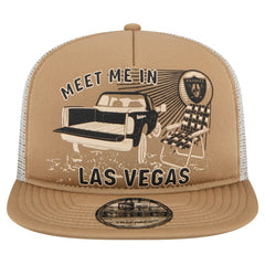 Las Vegas Raiders New Era Meet Me 9FIFTY Snapback Hat Tan - NFL