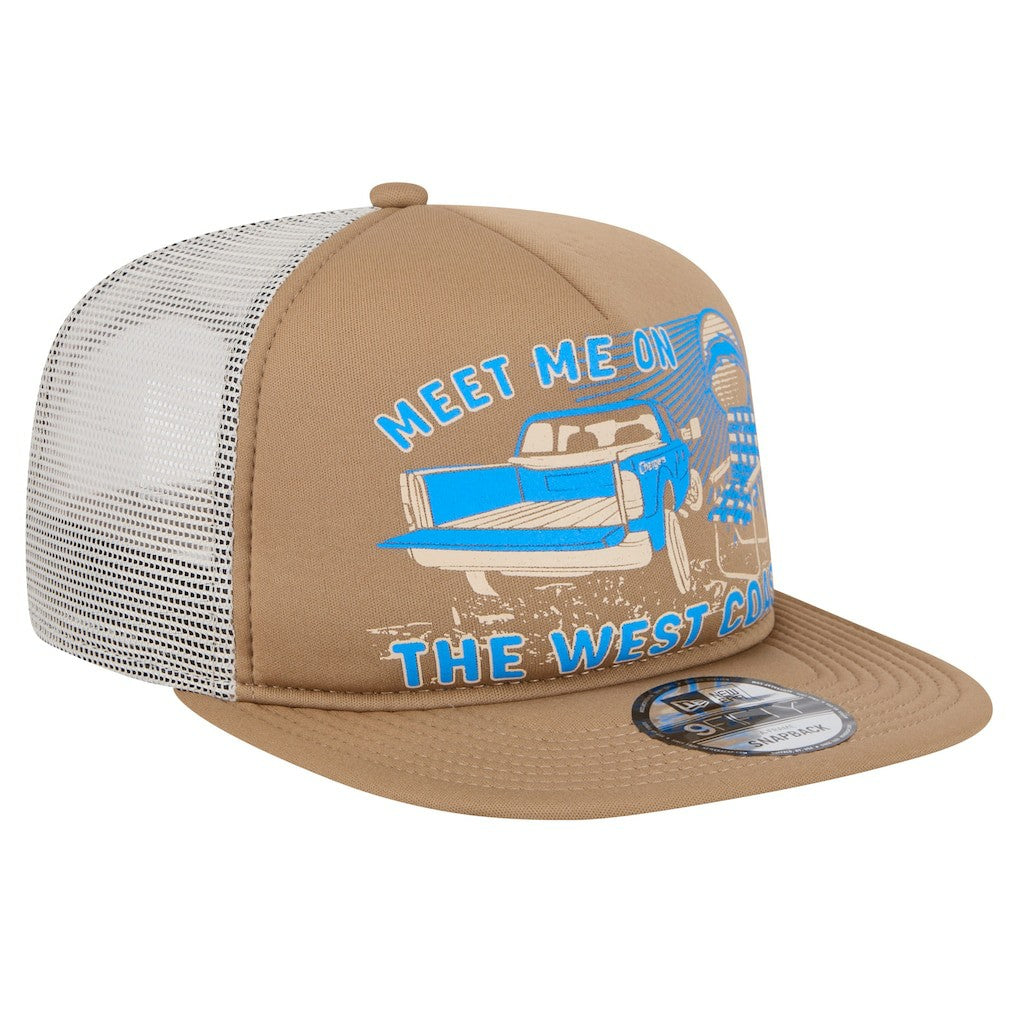 Los Angeles Chargers New Era Meet Me 9FIFTY Snapback Hat Tan - NFL