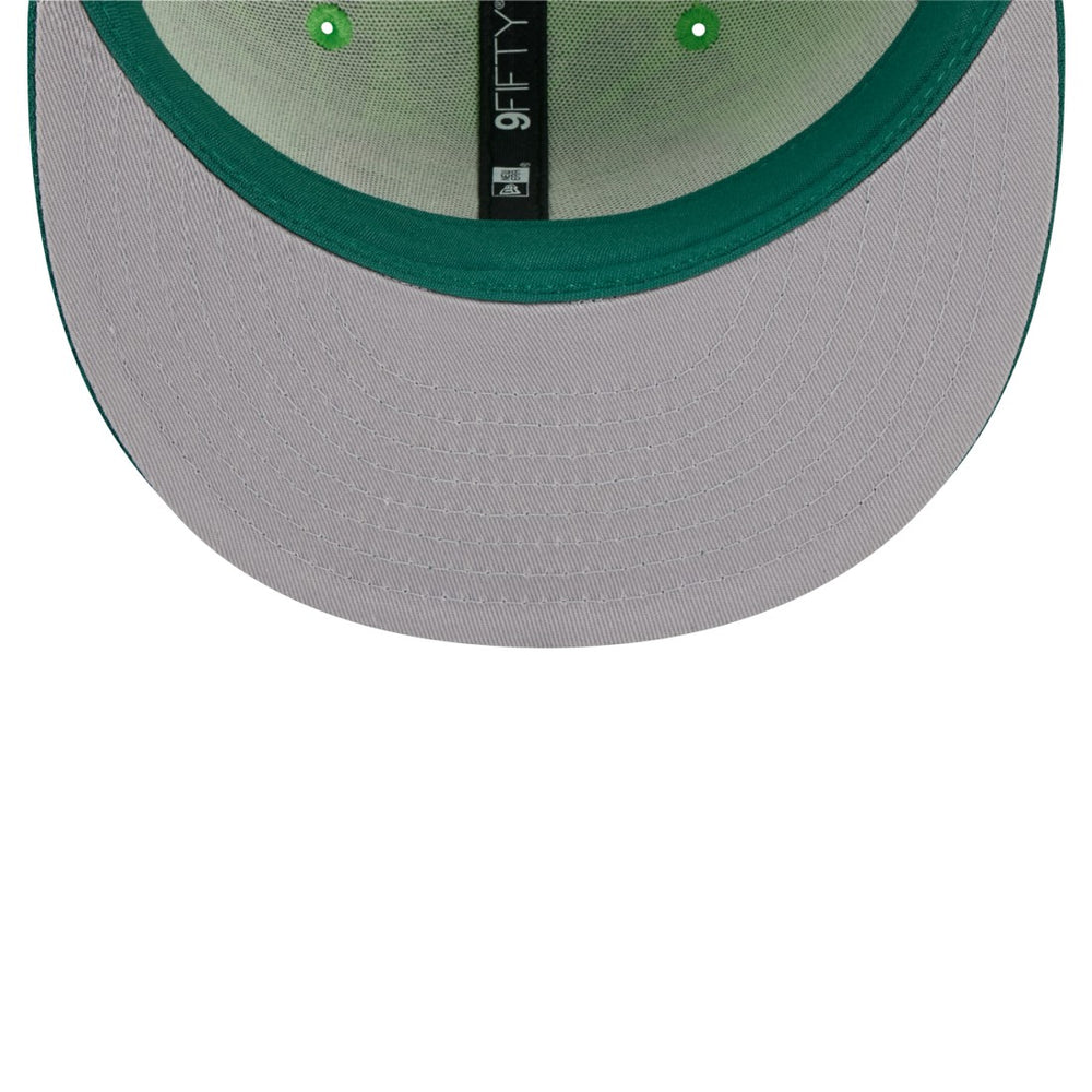 New York Jets New Era Leafy 9FIFTY Snapback Hat Light Green - NFL