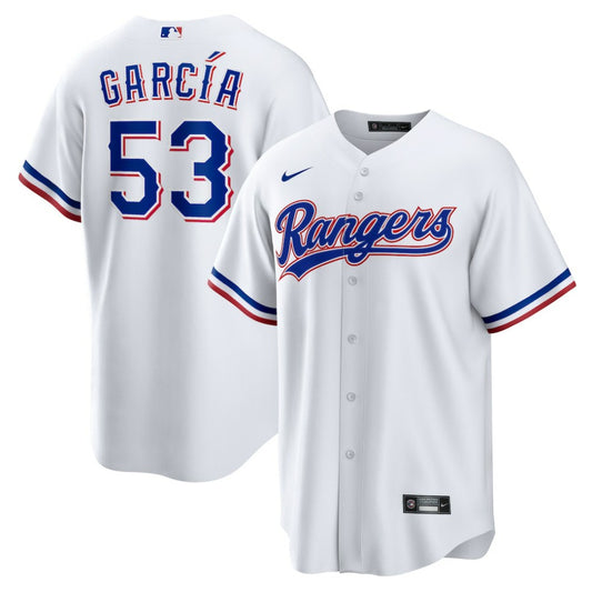 Adolis Garcia Texas Rangers Nike Home Replica Jersey - White | MLB Jerseys