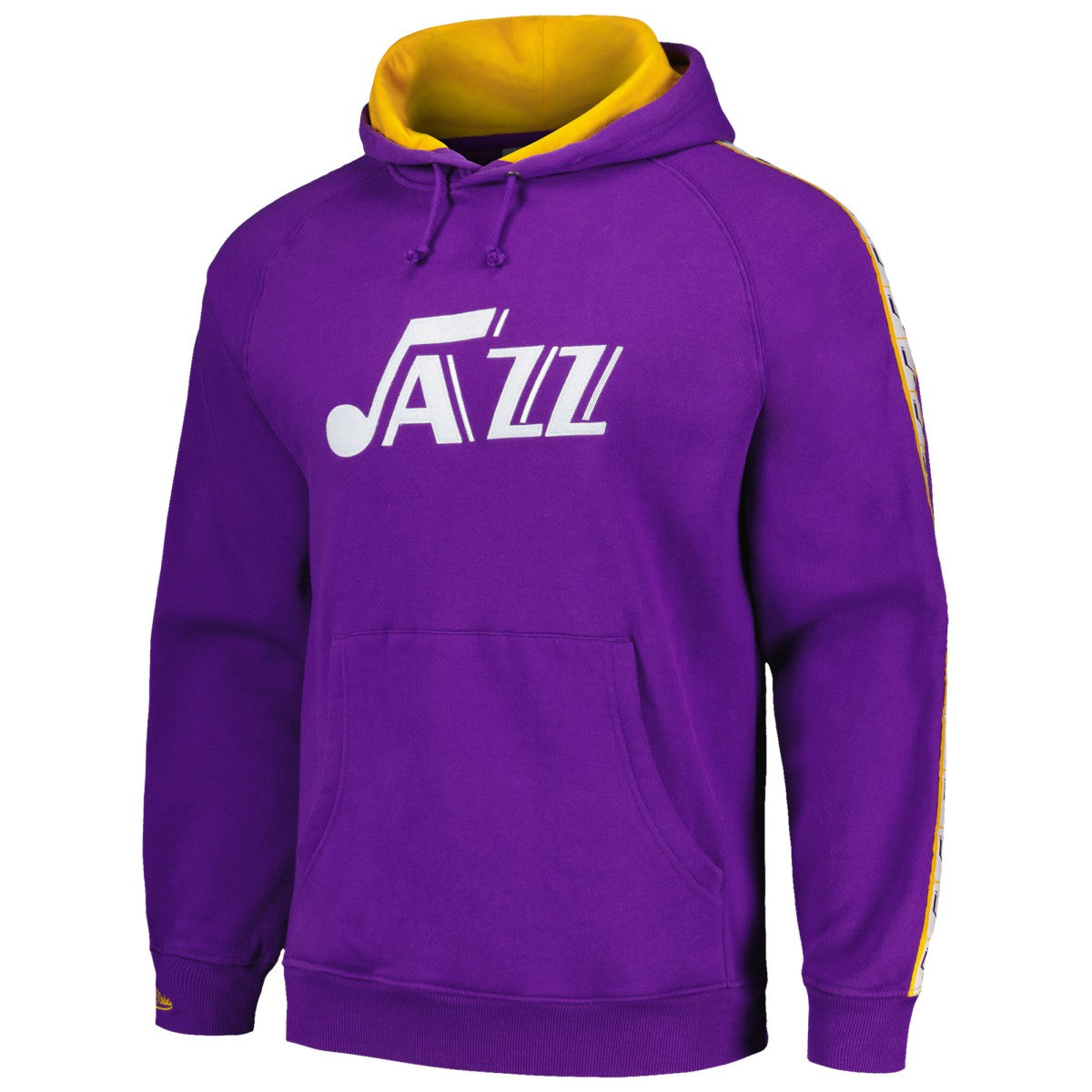 Mitchell & Ness - Utah Jazz Hardwood Classics Nights Raglan Pullover Hoodie - Purple
