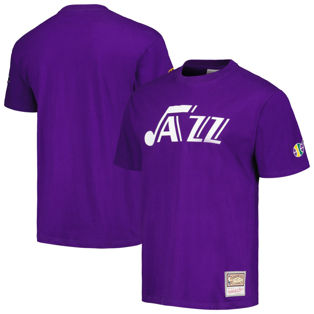 Mitchell & Ness - Utah Jazz Hardwood Classics Nights Premium T-Shirt - Purple