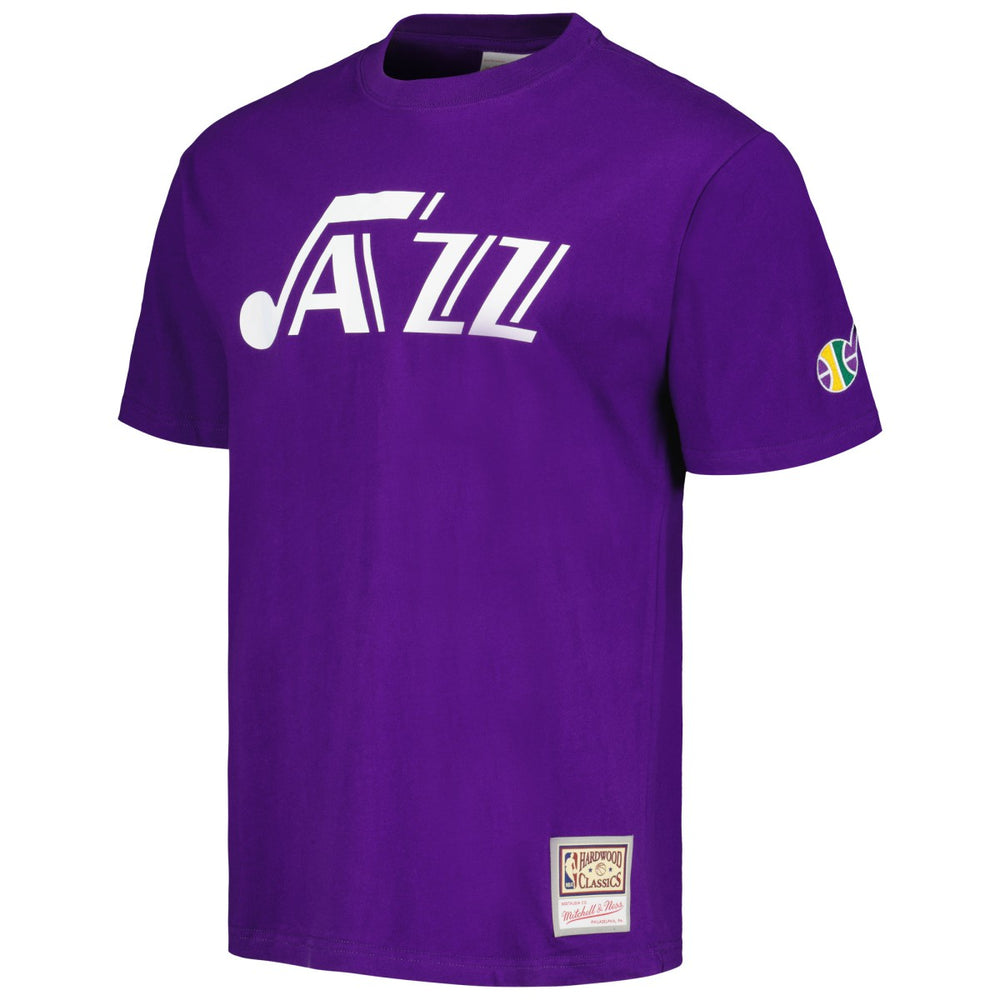 Mitchell & Ness - Utah Jazz Hardwood Classics Nights Premium T-Shirt - Purple