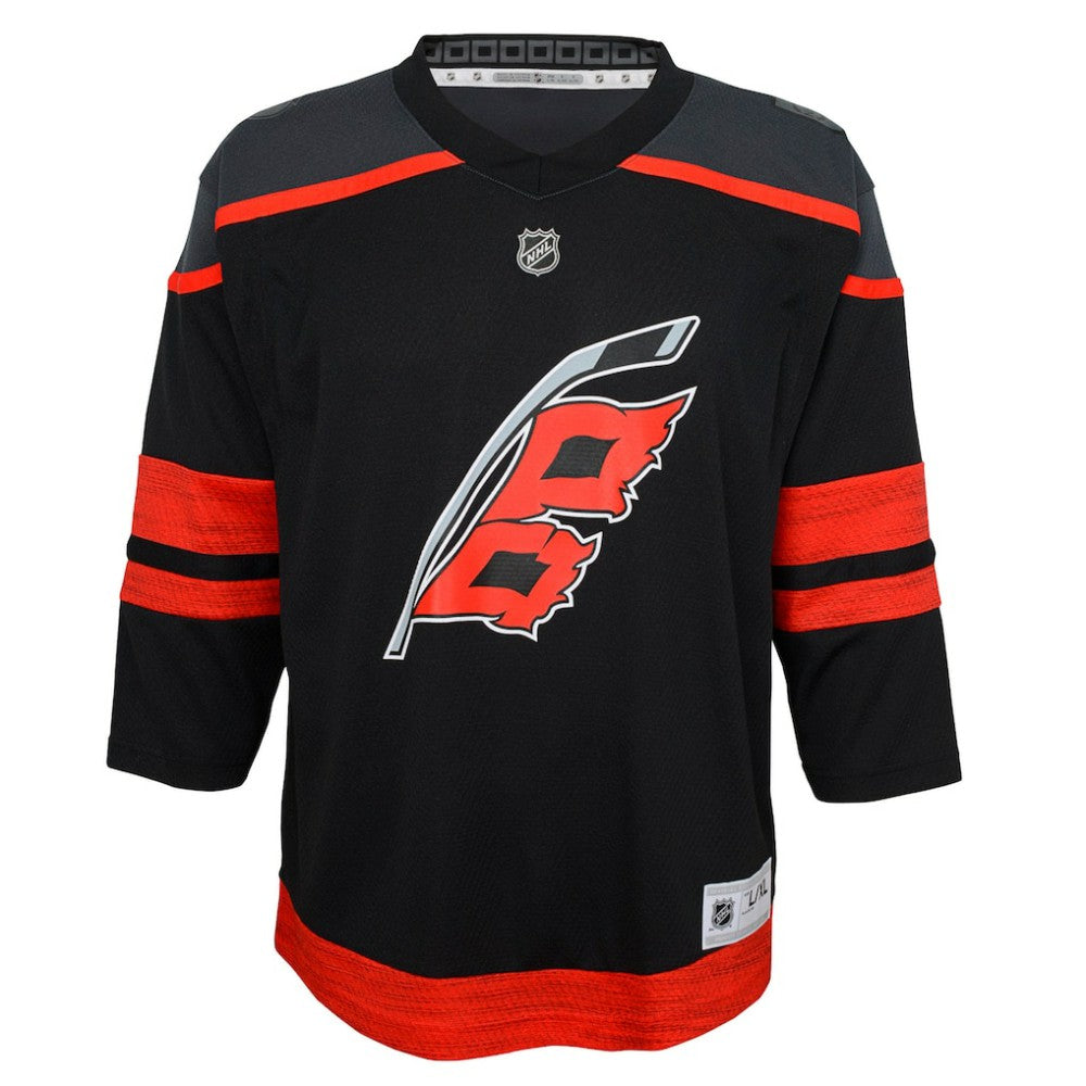 Carolina Hurricanes Youth Home Premier Jersey - Black | NHL Jerseys