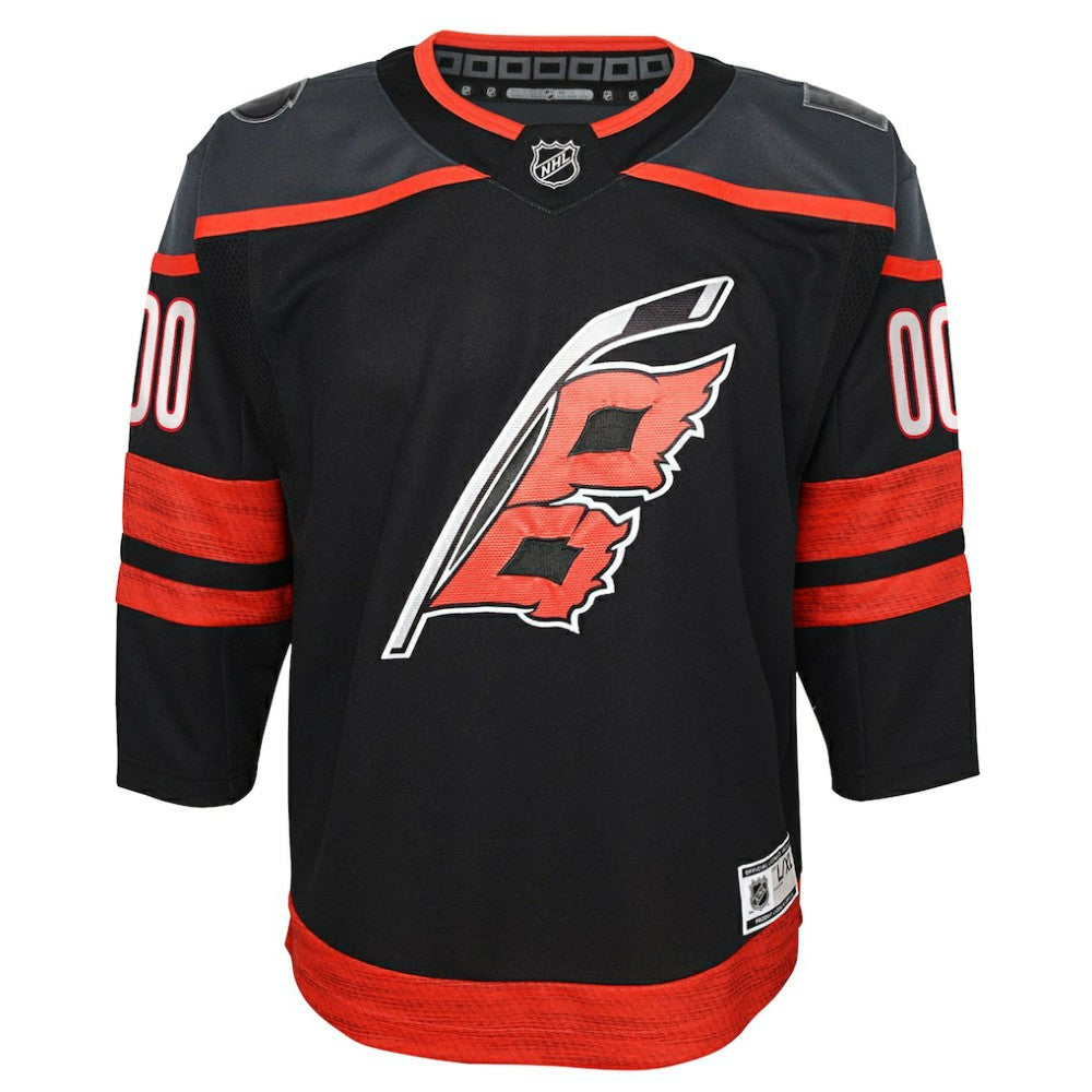 Carolina Hurricanes - Youth Home Premier Custom Jersey Black