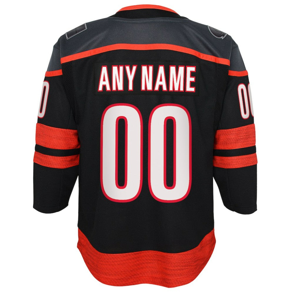 Carolina Hurricanes - Youth Home Premier Custom Jersey Black