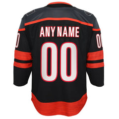Carolina Hurricanes - Youth Home Premier Custom Jersey Black