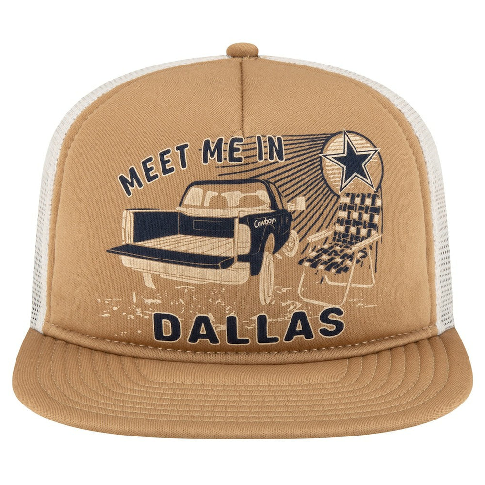 Dallas Cowboys New Era Meet Me 9FIFTY Snapback Hat Stone - NFL