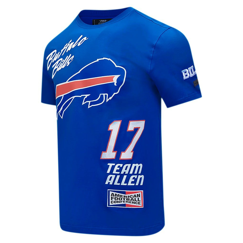 Josh Allen Buffalo Bills Pro Standard Fast Lane Name & Number Player T-Shirt Royal - NFL
