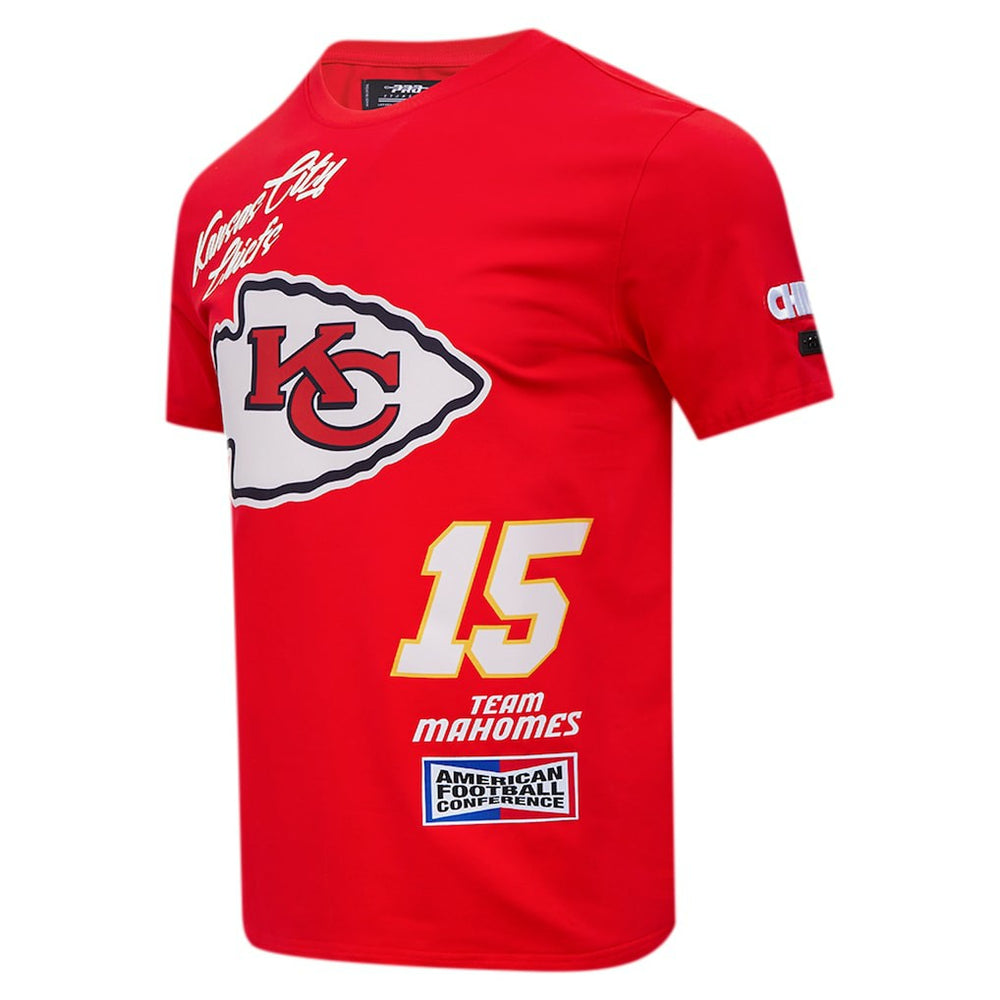 Patrick Mahomes Kansas City Chiefs Pro Standard Fast Lane Name & Number Player T-Shirt Red - NFL