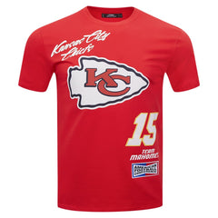 Patrick Mahomes Kansas City Chiefs Pro Standard Fast Lane Name & Number Player T-Shirt Red - NFL