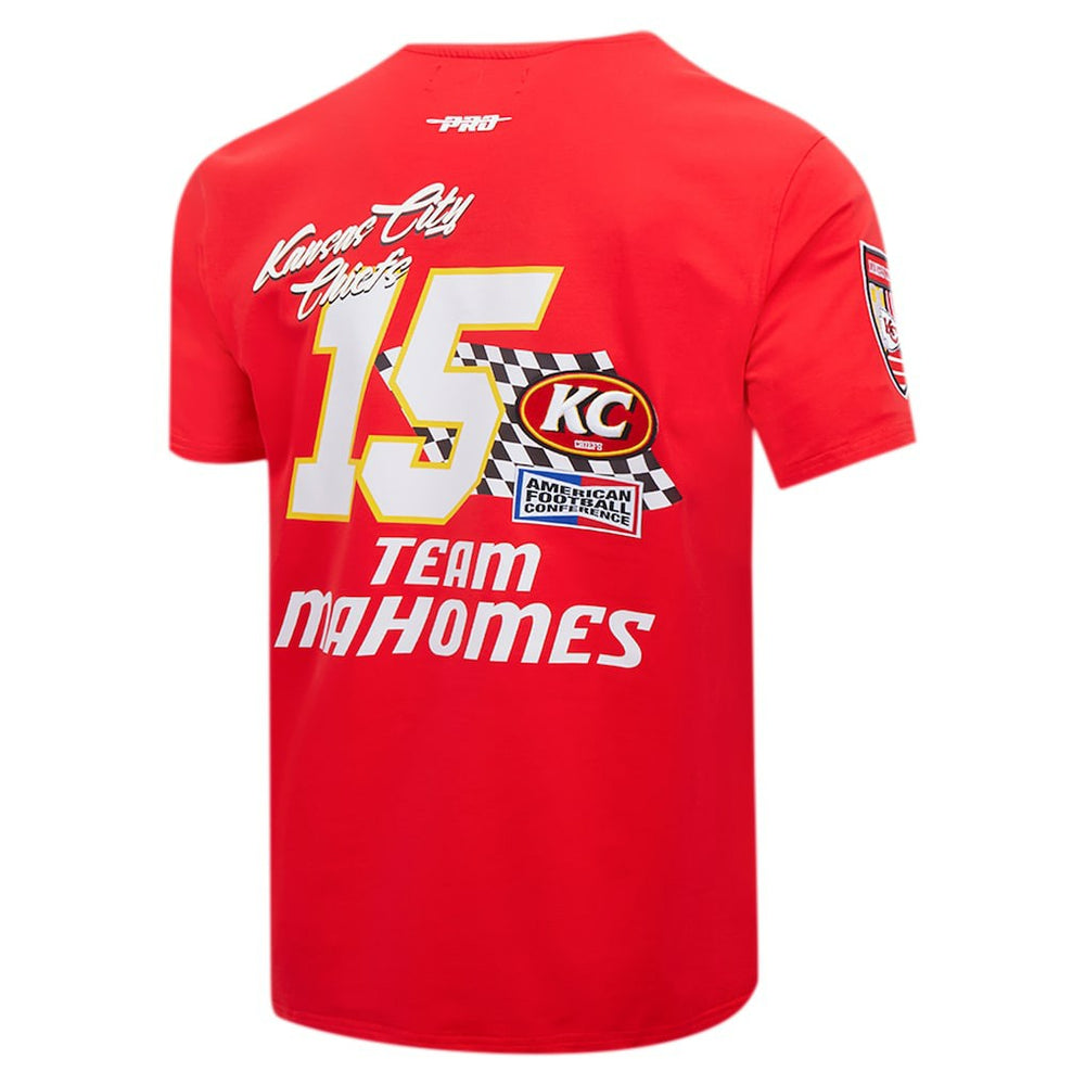 Patrick Mahomes Kansas City Chiefs Pro Standard Fast Lane Name & Number Player T-Shirt Red - NFL