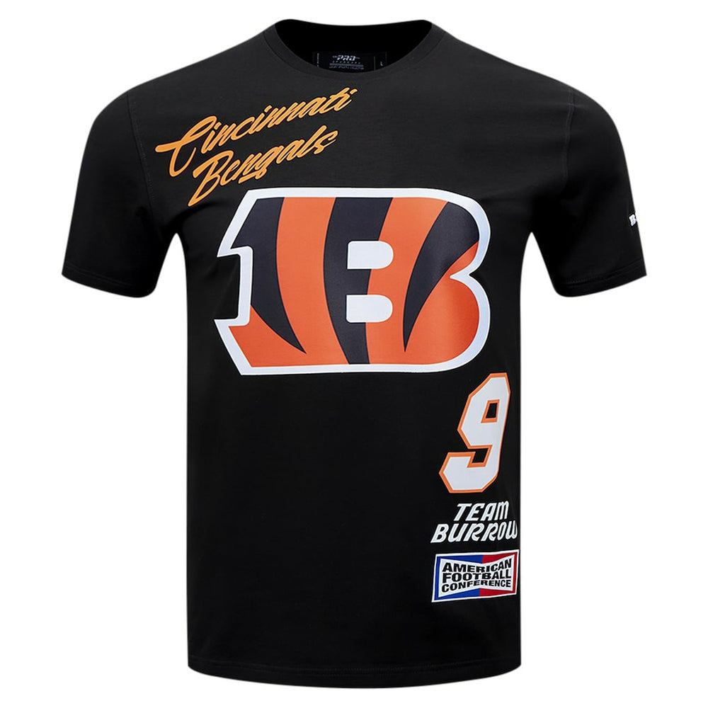 Joe Burrow Cincinnati Bengals Pro Standard Fast Lane Name & Number Player T-Shirt Black - NFL