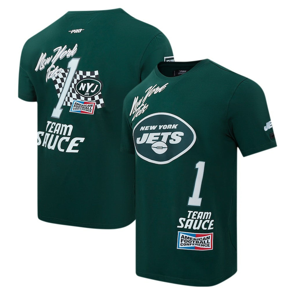 Ahmad Sauce Gardner New York Jets Pro Standard Fast Lane Name & Number Player T-Shirt Green - NFL