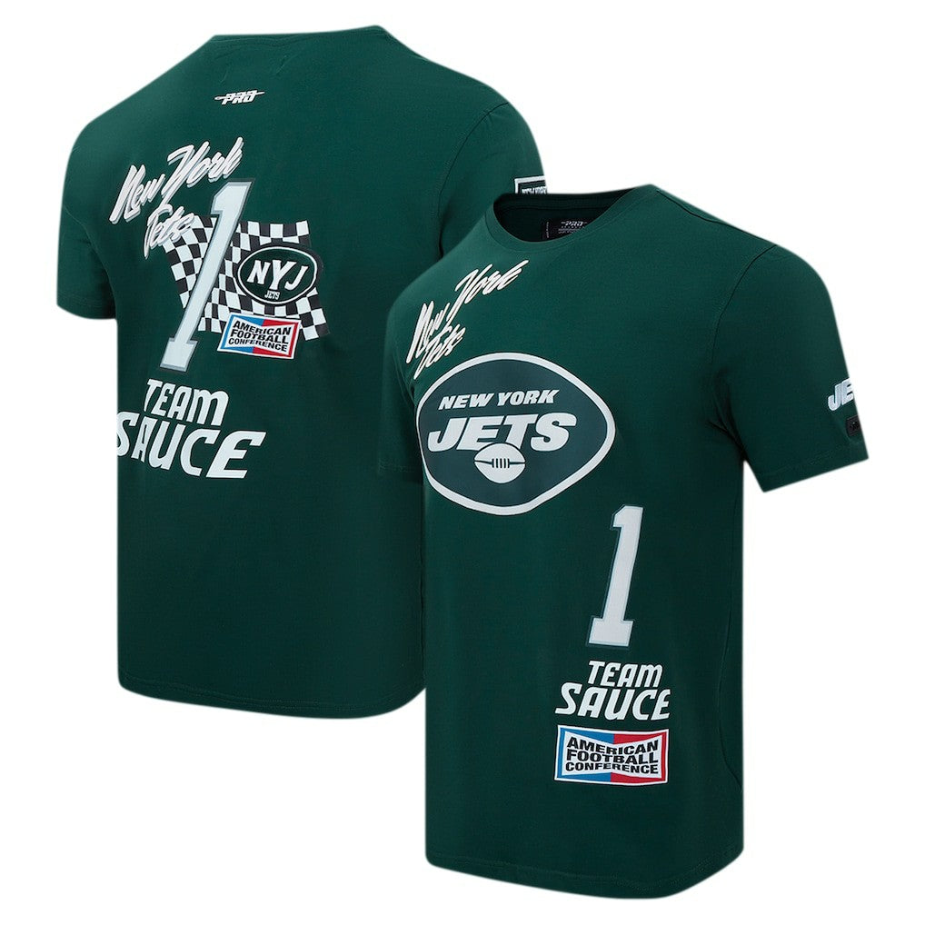 Ahmad Sauce Gardner New York Jets Pro Standard Fast Lane Name & Number Player T-Shirt Green - NFL