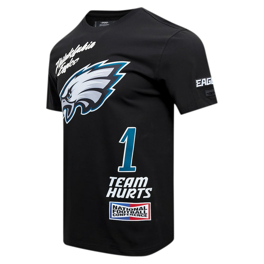 Jalen Hurts Philadelphia Eagles Pro Standard Fast Lane Name & Number Player T-Shirt Black - NFL