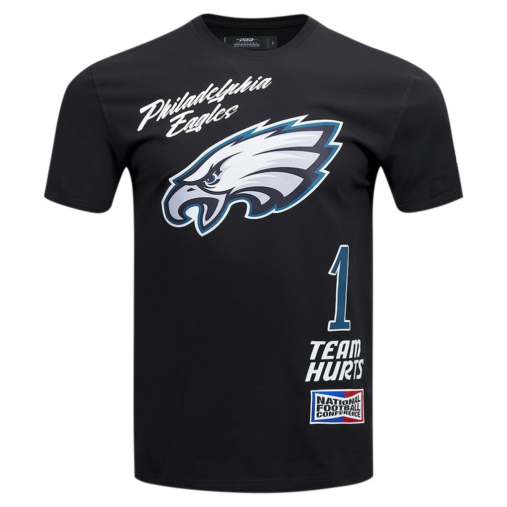 Jalen Hurts Philadelphia Eagles Pro Standard Fast Lane Name & Number Player T-Shirt Black - NFL