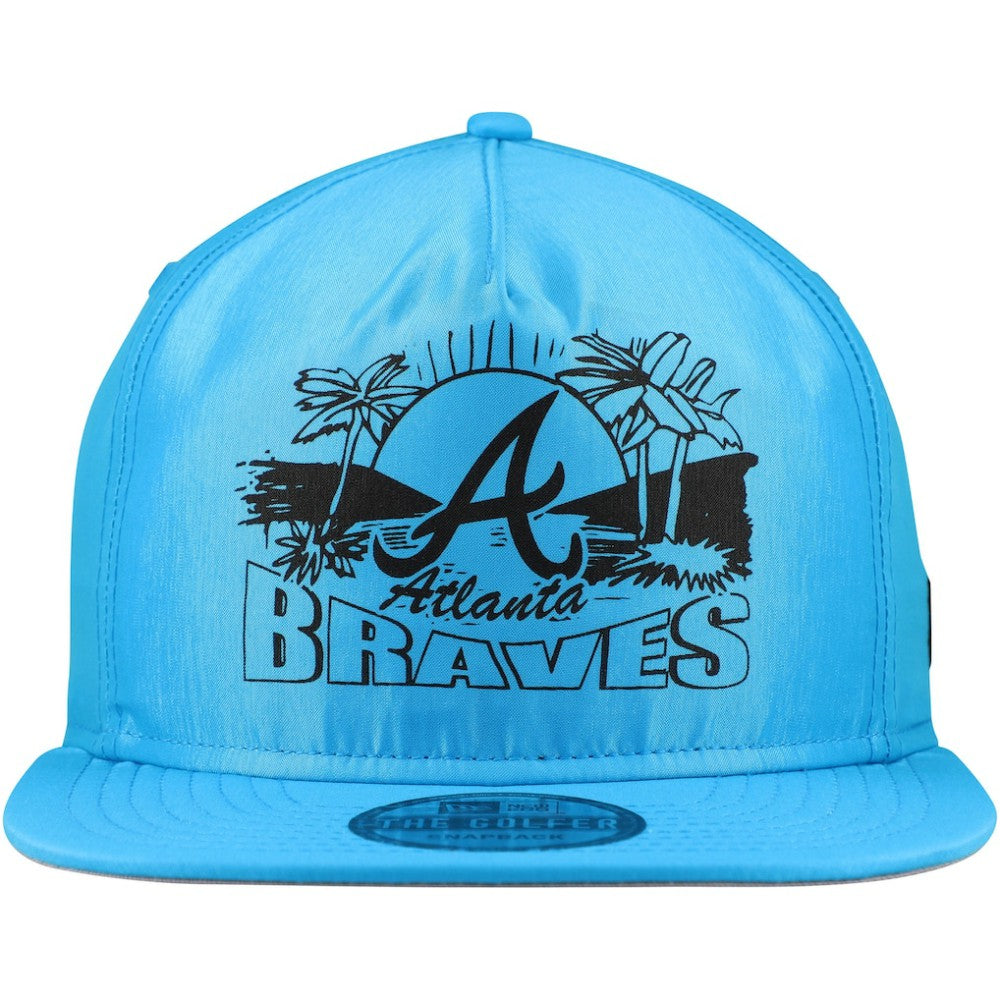 Atlanta Braves New Era Neon Golfer Snapback Hat On Sale