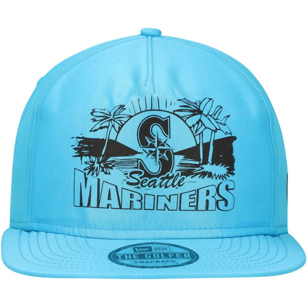 Seattle Mariners New Era Neon Golfer Snapback Hat Lifestyle