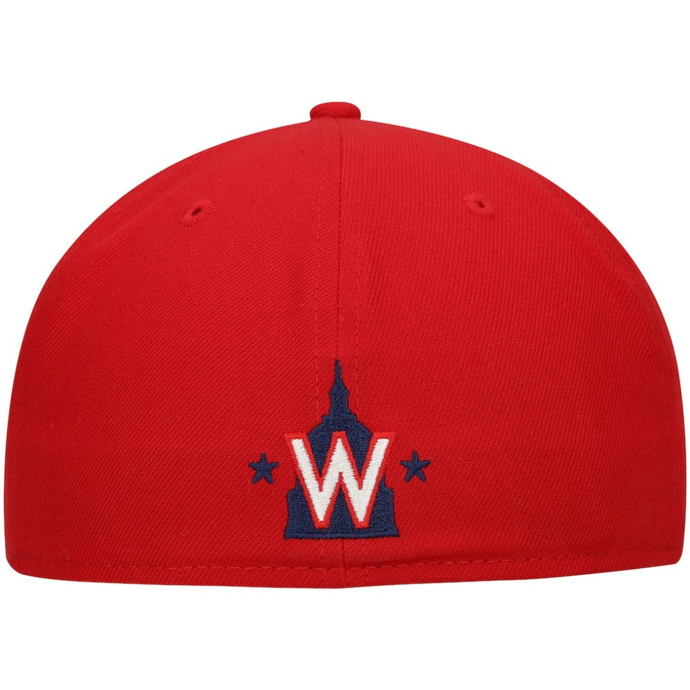 Washington Nationals New Era Shadow Logo 59FIFTY Fitted Hat Lifestyle