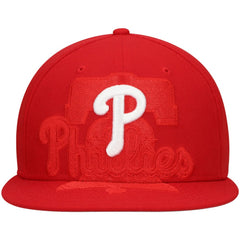 Philadelphia Phillies New Era Shadow Logo 59FIFTY Fitted Hat Clearance
