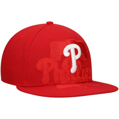 Philadelphia Phillies New Era Shadow Logo 59FIFTY Fitted Hat Clearance
