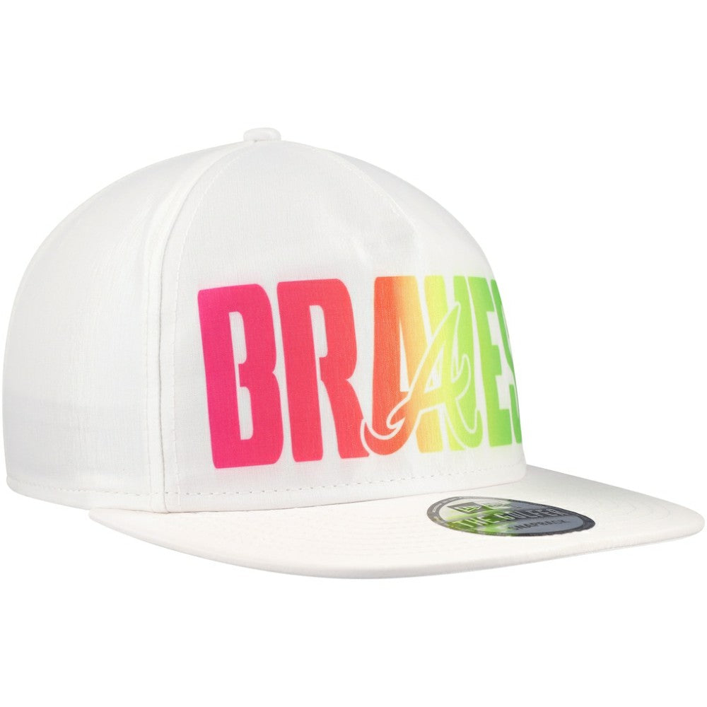 Atlanta Braves New Era Spring Spectrum Golfer Snapback Hat Sale