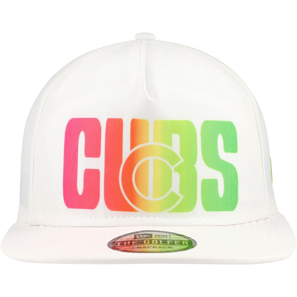 Chicago Cubs New Era Spring Spectrum Golfer Snapback Hat for sale