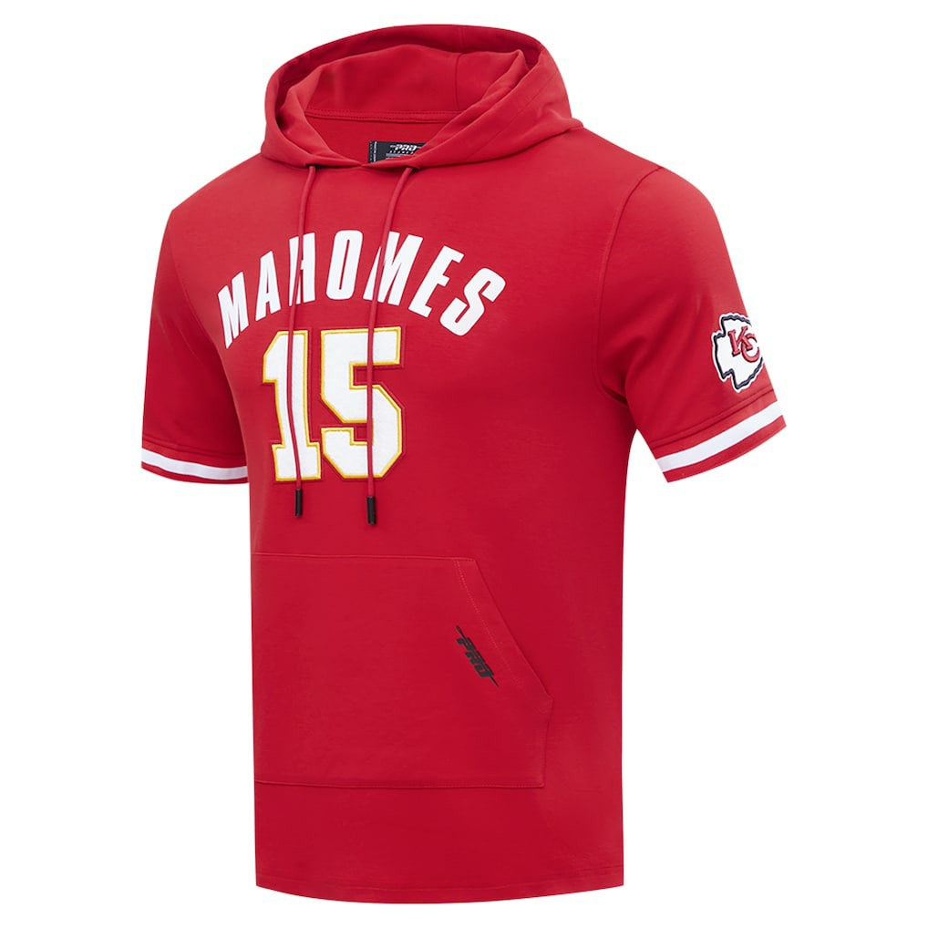 Patrick Mahomes Kansas City Chiefs Pro Standard Player Name & Number Hoodie T-Shirt Red - NFL