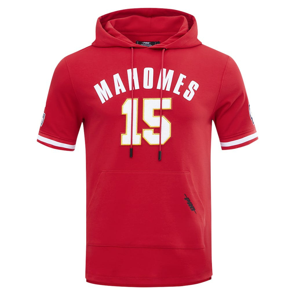 Patrick Mahomes Kansas City Chiefs Pro Standard Player Name & Number Hoodie T-Shirt Red - NFL