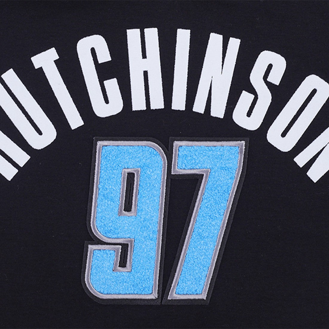Aidan Hutchinson Detroit Lions Pro Standard Player Name & Number Hoodie T-Shirt Black - NFL