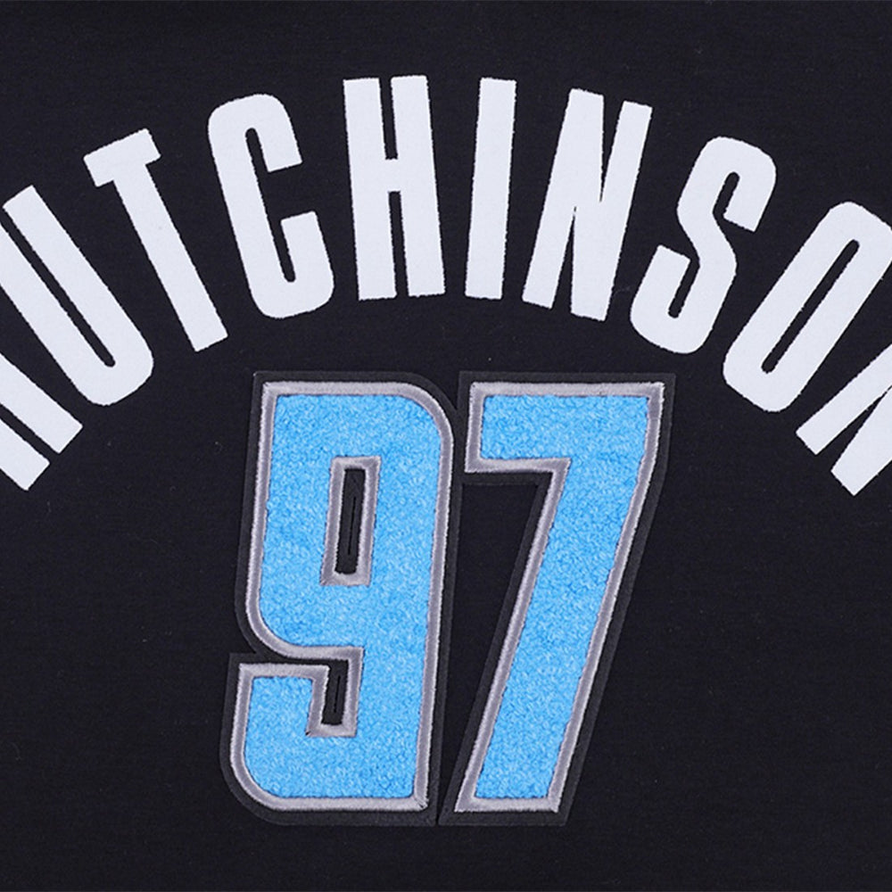 Aidan Hutchinson Detroit Lions Pro Standard Player Name & Number Hoodie T-Shirt Black - NFL