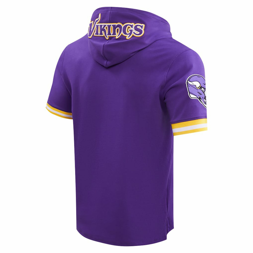Justin Jefferson Minnesota Vikings Pro Standard Player Name & Number Hoodie T-Shirt Purple - NFL