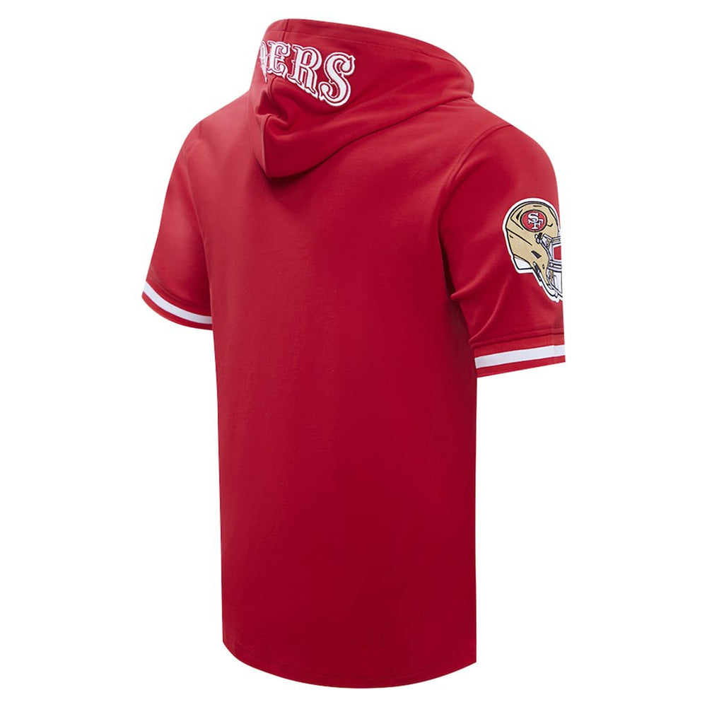 Christian McCaffrey San Francisco 49ers Pro Standard Player Name & Number Hoodie T-Shirt Scarlet - NFL