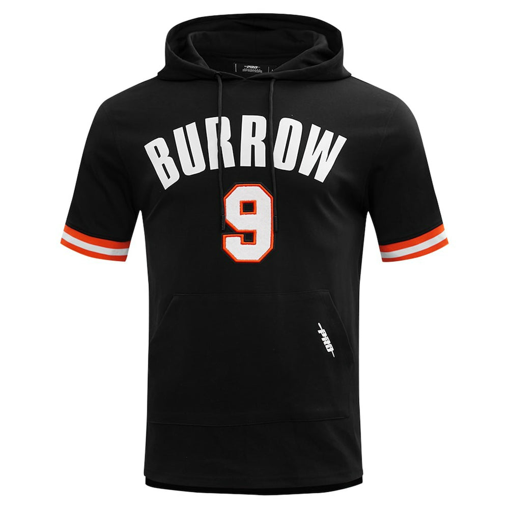 Joe Burrow Cincinnati Bengals Pro Standard Player Name & Number Hoodie T-Shirt Black - NFL